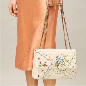 🌷 NEW Tory Burch Afternoon Tea Large Mixed Floral Designer Kira Bag